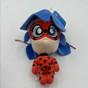 Miraculous Ladybug Plush Doll 6.5” Official PMI Soft Stuffed Toy Clip On NEW NWT